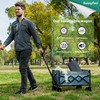 SunnyFeel 360lbs Wagons Carts Foldable,Heavy Duty Collapsible Folding Wagon Carts