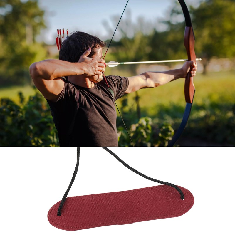 Briny River 2pcs Leather Bow Stringer Bowstring Stringer Tool for