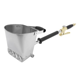 Cement Mortar Stucco Sprayer, Wall Plaster Sprayer with 4 Jet, Wall Texture Sprayer with 3.5L Plaster Hopper for Wall Ceilings Painting, Cement Mortar Spray Gun, Pneumatic