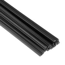 YELARXI Plastic Welding Rods, 9.8 Inch PP Welder Rod High-Strength Waterproof Fit for Repairing Plastic Bumper Kayaks Car Bumpers Motorcycle Tanks DIY Crafts - (20 Pack, Black)