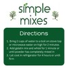 Simple Mixes Natural Gelatin Dessert, Orange, Healthy Snack, Dye-Free, Lactose-Free,