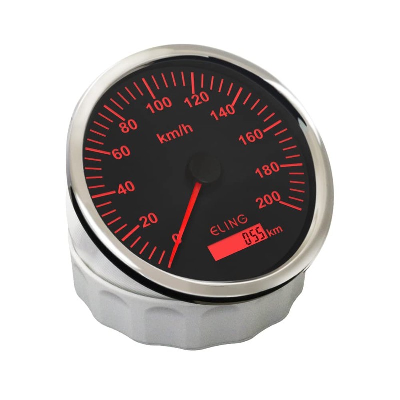ELING GPS Speedometer 0-200KM/H Speed Gauge 110mm for Boat Truck