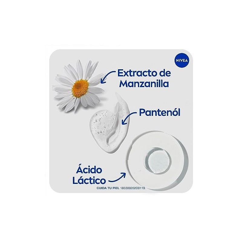 NIVEA Jabón Íntimo Femenino Cuidado Suave (250 ml) con Extracto