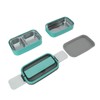 Lunch Box Double Layer Microwave Safe Leakage Proof Stainless Steel