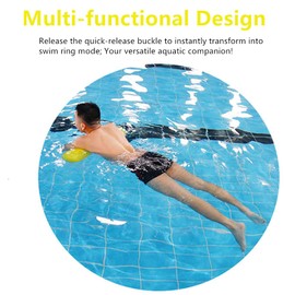 Inflatable Pool Floats Hammock,Multi-Purpose Water Floating Inflatable Hammock Lounges Pool Float Adult for Swimming Pool, Beach, Outdoor(Blue Floating Hammock)