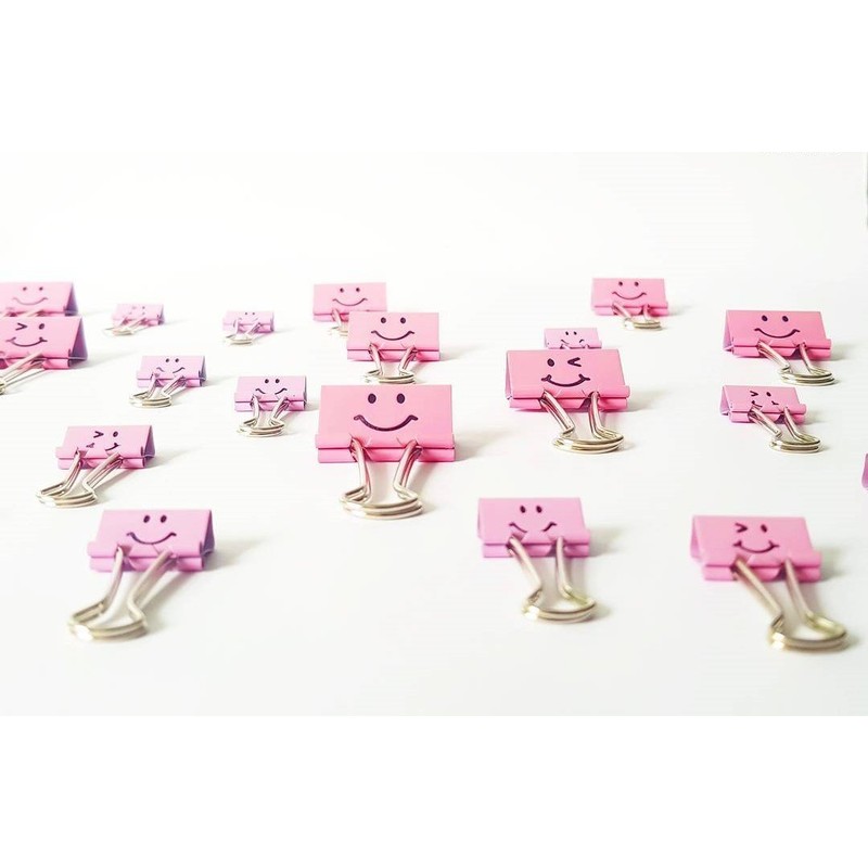 Rapesco 1352 32 mm Fun Foldback Clips, Candy Pink, Pack