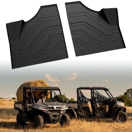 SAUTVS TPE Front Floor Mats for CFMOTO UFORCE 1000/1000 XL, Front Row Floor Liners Slush Mat All Weather Protection for CFMOTO UForce 1000 2019-2025/1000 XL 2022-2025 Accessories