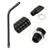 PATIKIL 10 Inch Microphone Gooseneck M10 Flexible Arm Extension Black