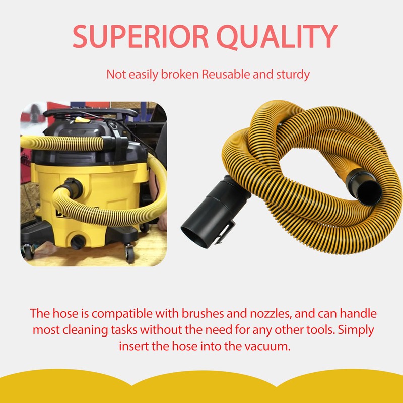 DXVA19-2500 Vacuum Hose Fits for Dewalt Vacuum Hose 1-7/8” x