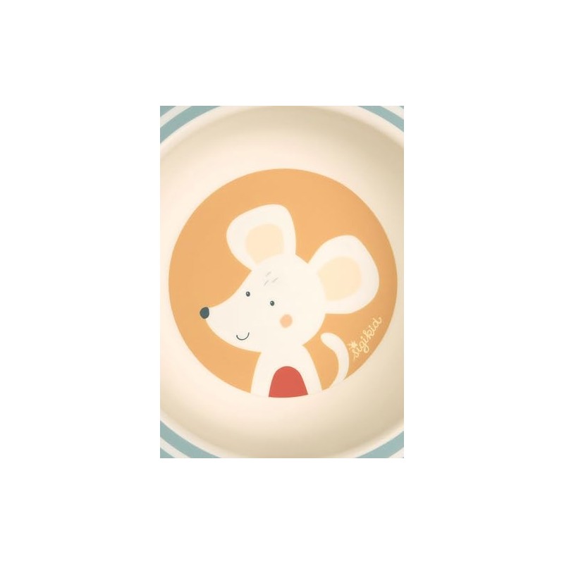 Sigikid Bowl Mouse rPET "4 Friends" Yellow, One Size