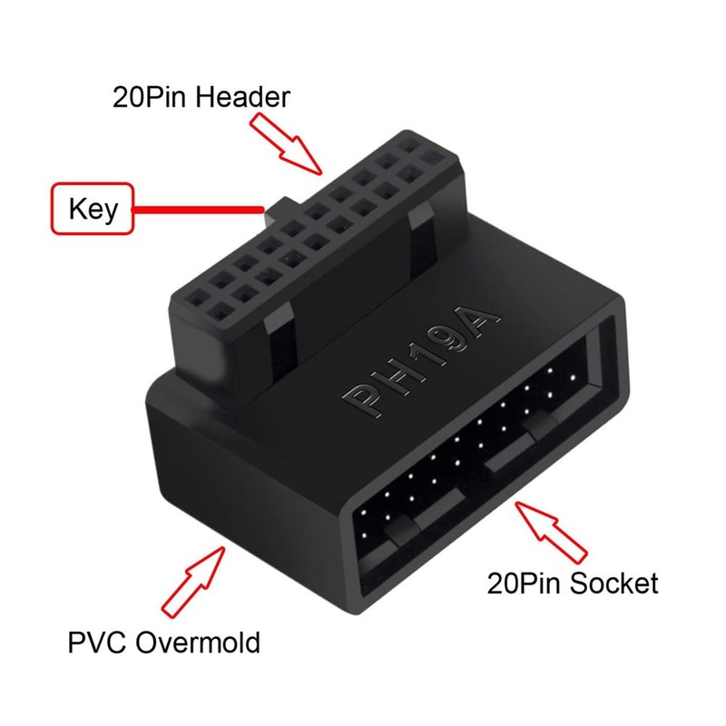 NFHK 1 juego de adaptador de extensión USB 3.0 de