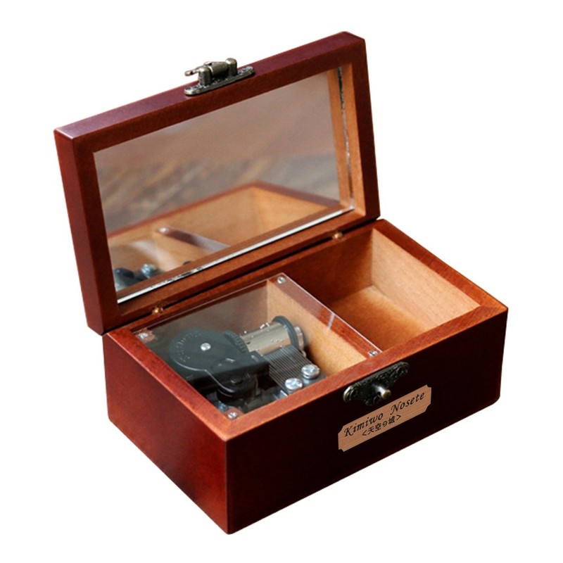 YouTang(TM) Retro Wooden 18-Note Wind-up Musical Box,Musical Toys,Tune:Lilium from Elfen
