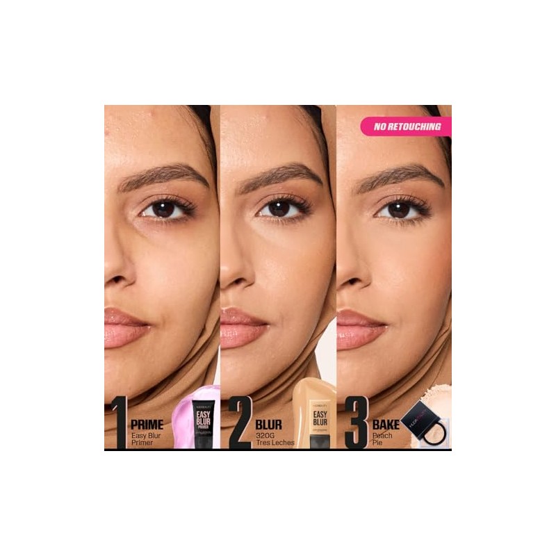 HUDABEAUTY Original Easy Blur Natural Airbrush Foundation, 30 ml, by