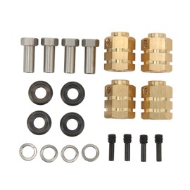 RC Extension Adapter Brass Easy Installation High Strength RC Extension Coupler for TRX4 1/10 RC Car 15mm