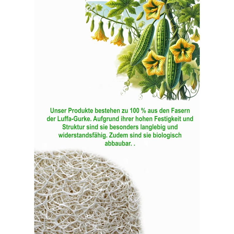 Natural Loofah Sponge for Body Care