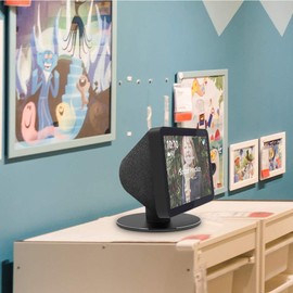 ATOPHK Adjustable Stand for Echo Show 8 / Echo Show 8 (2nd Gen), Tilt & Swivel, Aluminum with 8 Magnets, Black