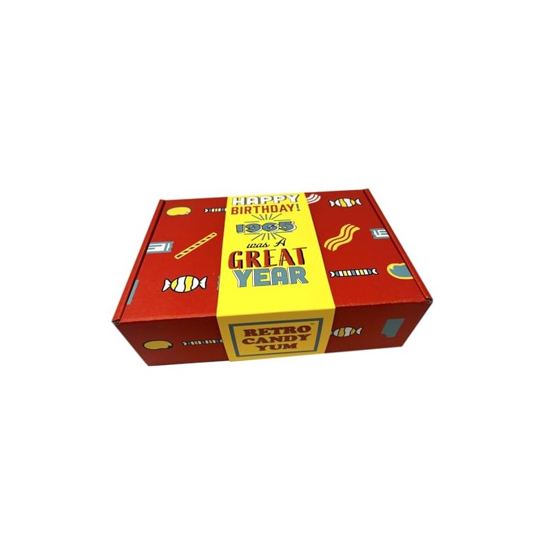 RETRO CANDY YUM ~ 1965 60th Birthday Nostalgic Candy Gift