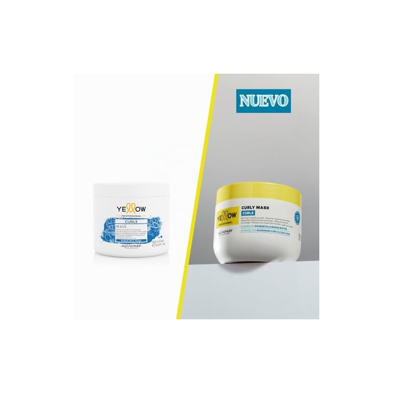 YELLOW PROFESSIONAL CURLS CURLY MASK 300 ml Mascarilla nutritiva efecto