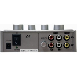 Azusa MIK0115 Karaoke Mixer with Microphones