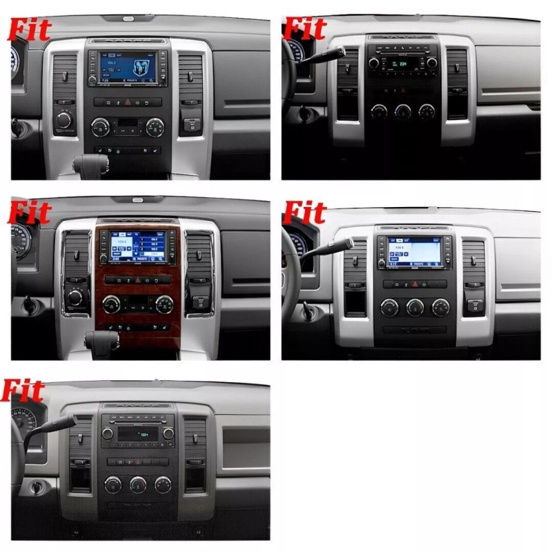 Unbranded For 2009-2012 Dodge Ram 10.1" Rotatable Carplay Car Radio