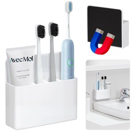 Magnetic Toothbrush Holder for Cruise Ships, Wall-Mounted Bathroom Organizer for Cruise Stateroom, Cruise Essentials and Must Haves 2025&2026