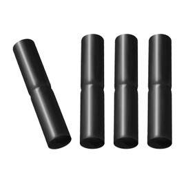 VIVIDA 1-3/8" Black Top Rail Sleeve, Chain Link Fence Top Rail Connector, for 1-3/8" OD Pipe, Black Chain Link Fence Parts, 4 PCS