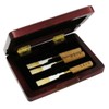 Marigo Wooden Reed Case for Oboe, 6 Pack, Brown
