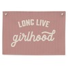 CEBTHN Long Live Girlhood Banner – Linen Canvas Wall Hanging
