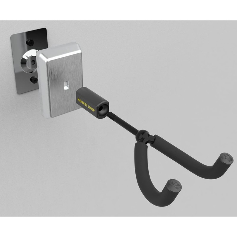 Monkey Loop Wall Prime Chrome Soporte De Pared Para Guitarra