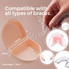 Retainer Case, Compatible with Invisalign, Aligner Case with Vent Holes,