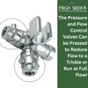 High Sierra® - All Lead-Free Brass 4-Way High Flow Diverter