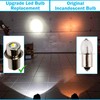 HQRP 2-Pack LED Upgrade Bulb compatible with Makita BML185 BML185W