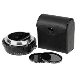 Fotodiox DLX Stretch Lens Adapter - Compatible with F Mount G-Type Lens to EOS R/RF Mount Mirrorless Cameras with Macro Focusing Helicoid and Magnetic Drop-in Filters