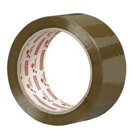 Glue Tape, PP, Anti Noise 48 mm Brown Acrylic