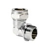15mm x 1/2" Male Chrome Elbows - Bag of 2