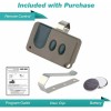 ECS For Craftsman Garage Door Opener 3 button Remote HBW1255