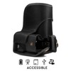 MegaGear Leather Camera Case, Black, for Canon EOS M6 Mark