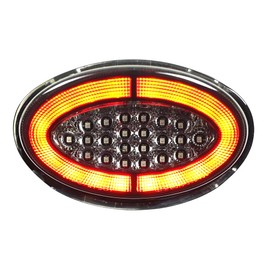 Motodynamic Integrated Sequential LED Tail Lights Smoke Lens for Kawasaki Z900RS 2018-2025 & Z650RS 2022-2023