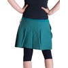 Vishes - Alternative Clothing - Embroidered Cotton Skirt with Flowers,