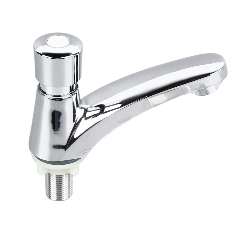 Basin Sink Faucet Push Button Design Water Saving Rugged Reliable