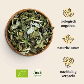 teegeschwister Dream Herbs Organic Good Night Tea with Melissa Hops and Lavender Fair Direct Trade with Small Herb Yards 220 g