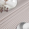 Fabric Tablecloth Washable Table Linen Tablecloth Cotton Polyester Vichy Grey
