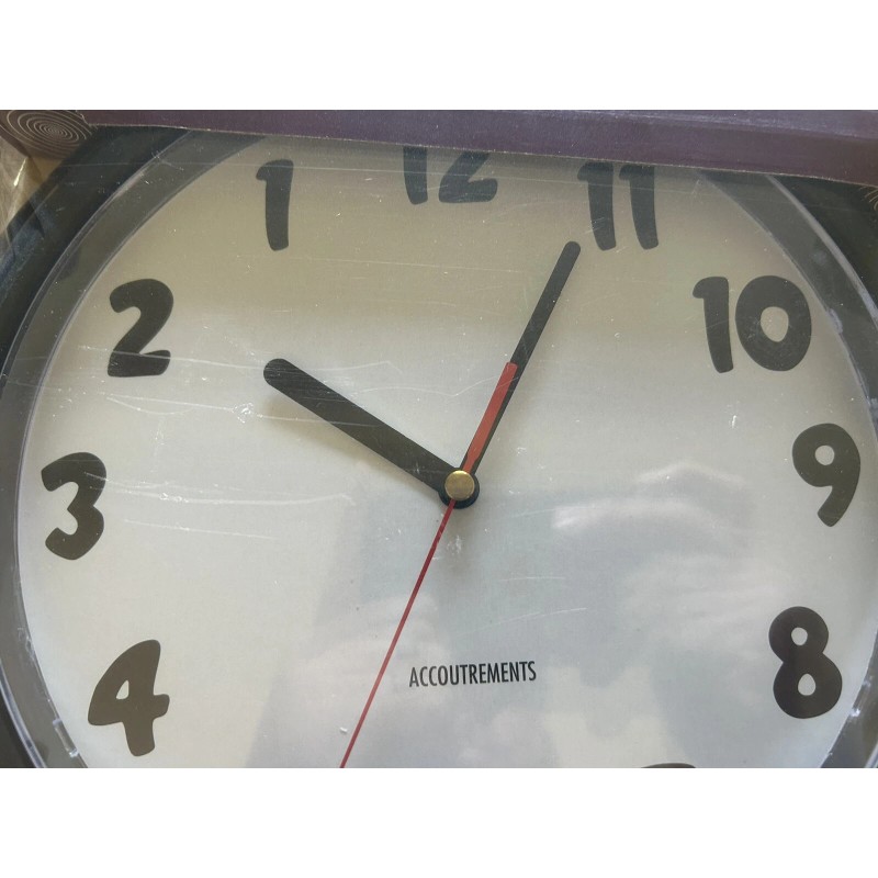 Accoutrements Archie McPhee Accoutrements Backwards Clock New & Sealed Novelty