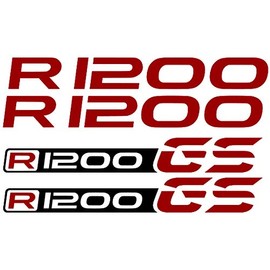 AZ Graphishop Sticker Set R 1200 GS GP-049 (Red)