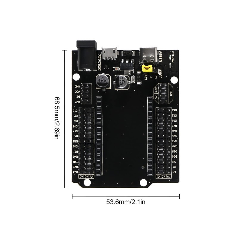 DIANN ESP32 ESP-WROOM-32 ESP-32S Development Board CP2102 Ultra-Low Power Dual