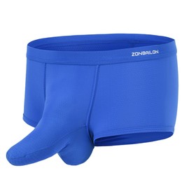ZAIGGUT - Calzoncillos tipo calzones de malla para hombre, 1*Azul, XX-Large