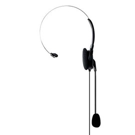 Midland MA35-L Single-Ear Headset with Headband and Microphone Stem with VOX / PTT for Walkie Talkies