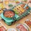 3 in 1 Electric Hot Pot with Grill, 1600W Smokeless