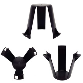 My Plast Spacers for Recessed Spotlights, Flame Retardant Heat Protection Plastic Bracket, Protective Ceiling Spacers for Deep Halogen or LED Lamps, Diameter Cut-Out 62-90 mm [Pack of 20]