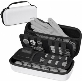 YOREPEK Estuche Organizador de Accesorios de Golf, Blanco